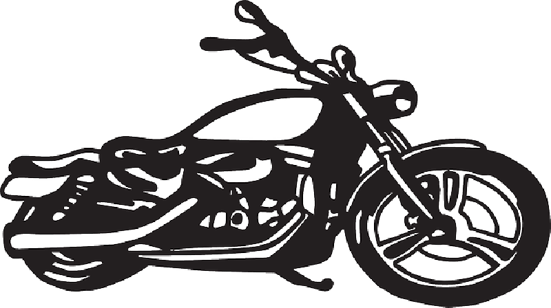 Sport, Transportation, Bike, Road, Motorcycle - Harley Vector Clipart (800x448), Png Download