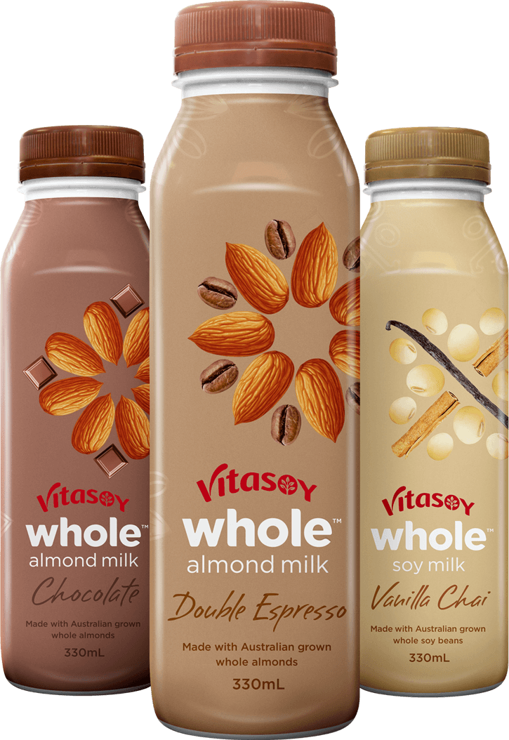 Vitasoy Take Premium, Whole Australian Almonds Or Soy - Vitasoy Whole Almond Milk Clipart (725x1054), Png Download