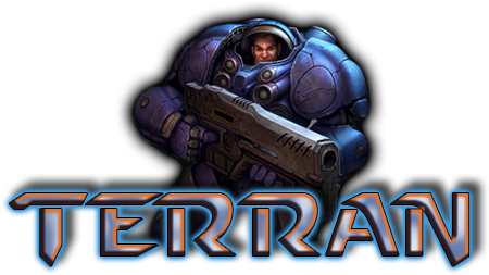 Of Human Race The Terran Would Be The Most Balanced - Starcraft 2 Marine Clipart (1152x288), Png Download