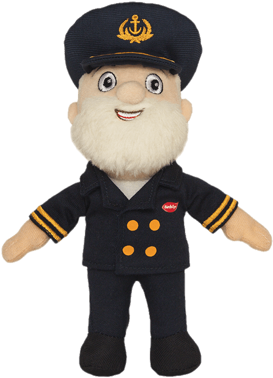 Captain Birds Eye Soft Toy - Captain Birdseye Soft Toy Clipart (780x782), Png Download