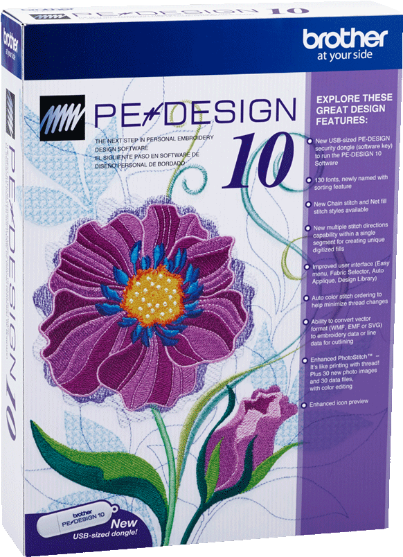 Pedesign10 - Brother Pe Design 10 Clipart (846x846), Png Download
