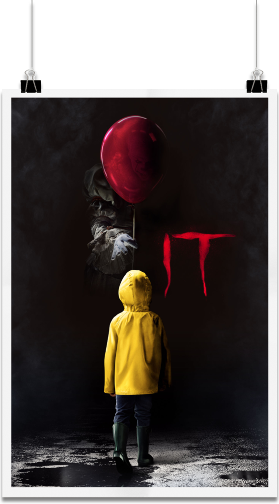 It Is A 2017 Horror/drama Film Directed By Andy Muschietti, - Stephen King Es 2017 Clipart (568x1024), Png Download