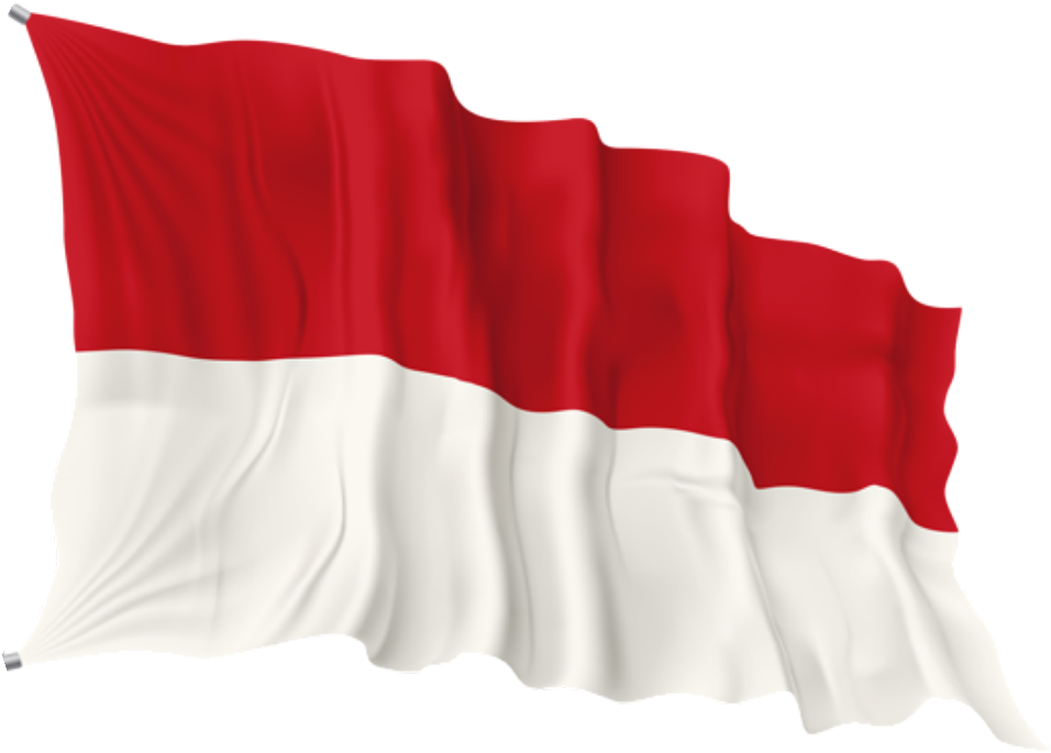 #bendera Indonesia #merah Putih - Flag Clipart (1024x1024), Png Download