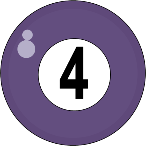 Billiard Ball 3 Image - East Kalimantan Clipart (600x600), Png Download