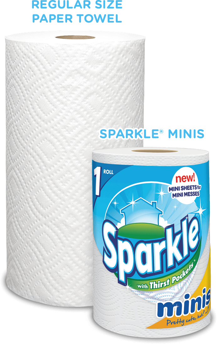 Png Sparkle174 Minis Mini Paper Towels Sparkle174 - Toilet Paper Clipart (692x1098), Png Download