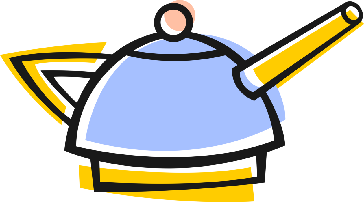 Vector Illustration Of Small Kitchen Appliance Electric Clipart (1259x700), Png Download