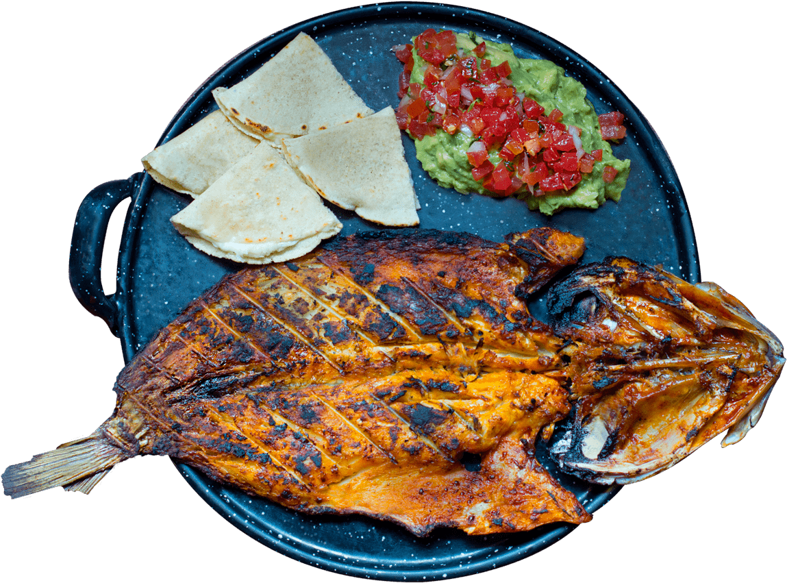 Pescado Zarandeado - Dish Clipart (1199x907), Png Download