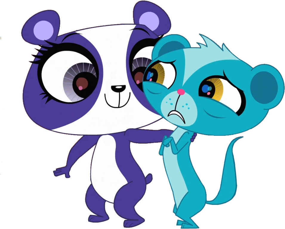 Littlest Pet Shop Penny Ling Toy 8 For Kids - Cartoon Clipart (955x766), Png Download