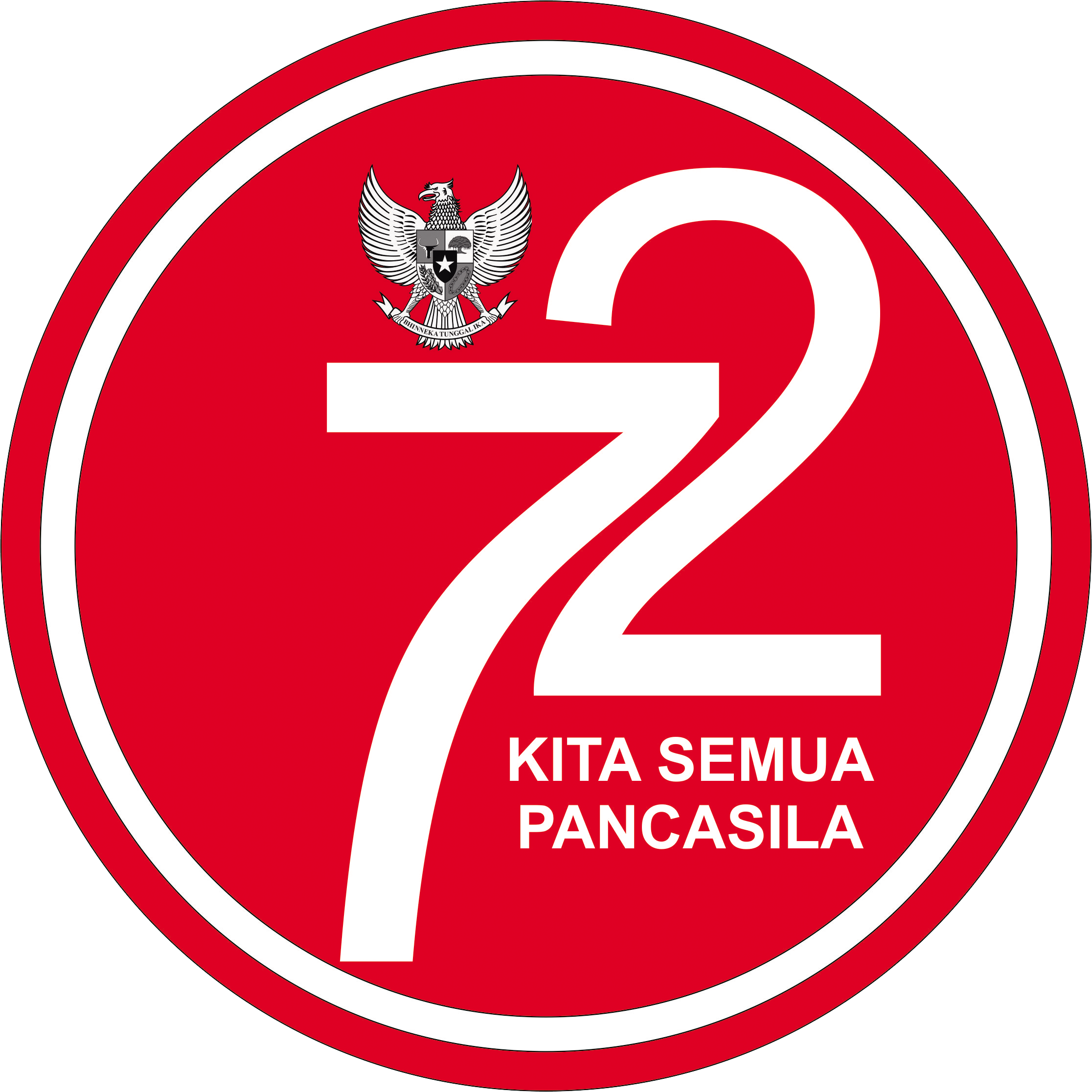 Download Top Images For Logo Bendera Merah Putih Ke 72 On Picsunday - Indonesia Clipart Png ...