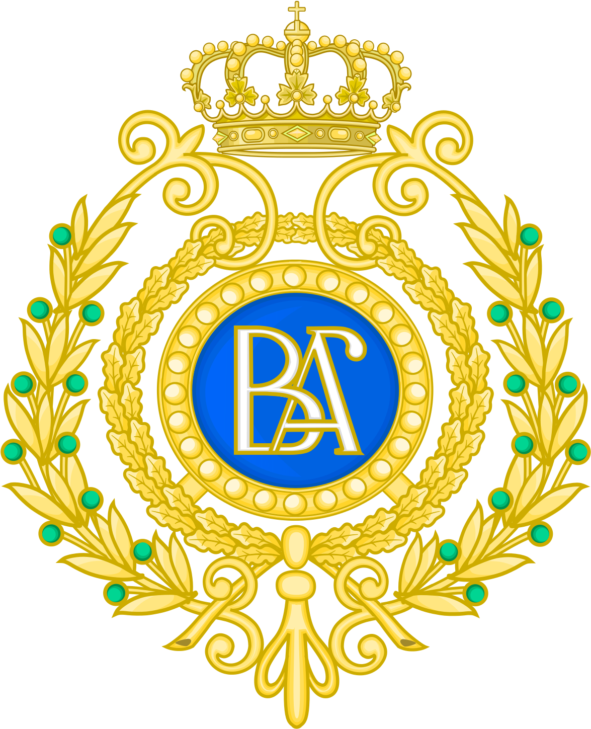 Medalla De Oro Al Mérito En Las Bellas Artes - Gold Medal Of Fine Arts Clipart (1200x1487), Png Download
