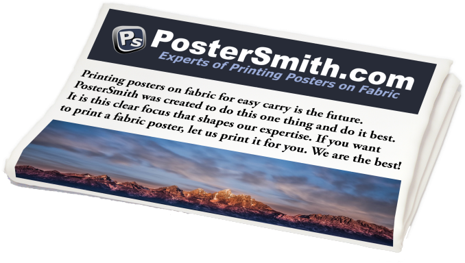 Never Used A Fabric Poster - Postersmith Clipart (767x446), Png Download