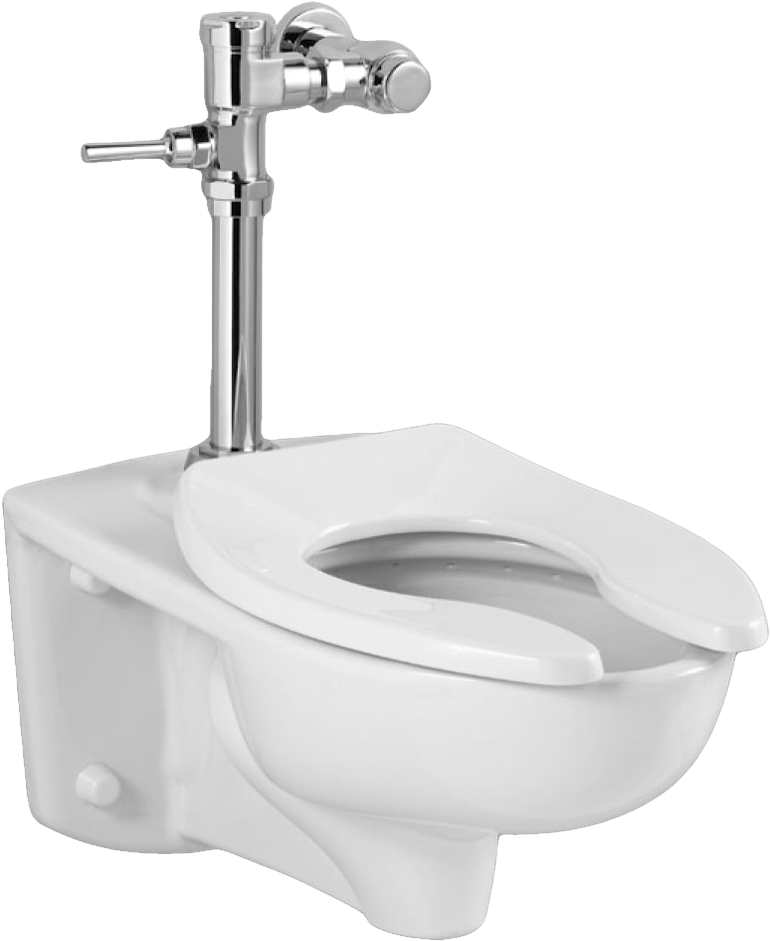 Toilet Valve Bowl Urinal Standard American Flush Clipart - Direct Flush Valve Toilet - Png Download (1000x1000), Png Download