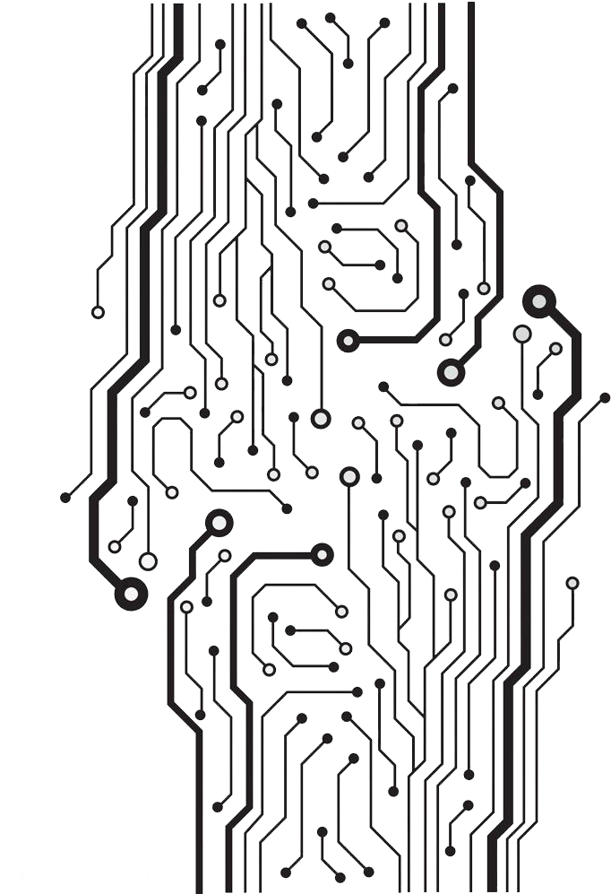 Circuit Vector Chip - Circuit Board Lines Png Clipart (998x1000), Png Download