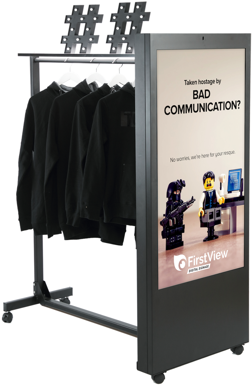 All Firstview Digital Signage Screens Are Connected - Banner Clipart (1000x1462), Png Download