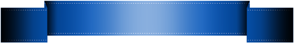 Blue Banner Png Clipart (1280x370), Png Download