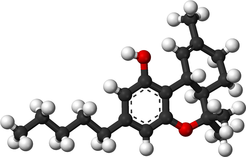 Tetrahydrocannabinol 3d Balls Hyaluronic Acid Molecule 3d Clipart Large Size Png Image Pikpng