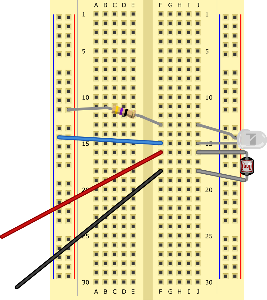 Blank Breadboard - Electrical Network Clipart (866x974), Png Download