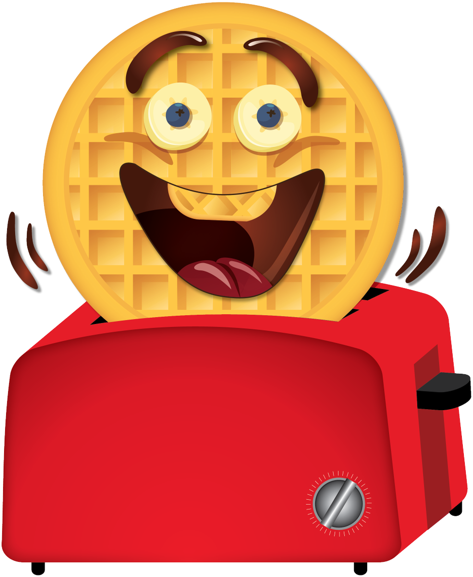 Your The Eggo , Png Download - Eggo Emoji Clipart (934x1138), Png Download