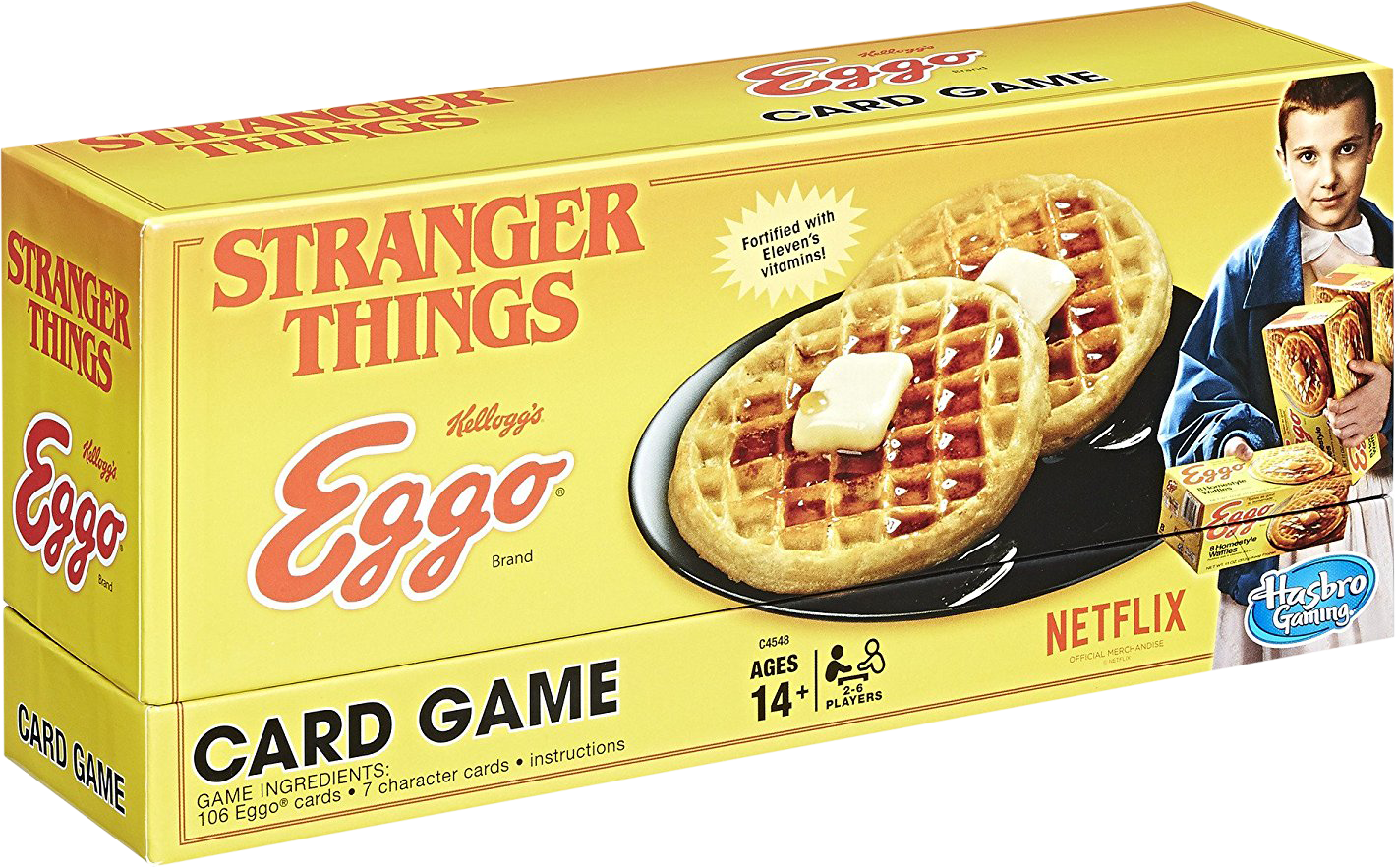 Eggo Card Game - Ouija Hasbro Stranger Things Clipart (1420x883), Png Download
