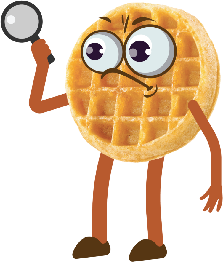 Kellogg's Eggo Bites Products, But Also To Learn How - Cartoon Clipart (1024x1024), Png Download