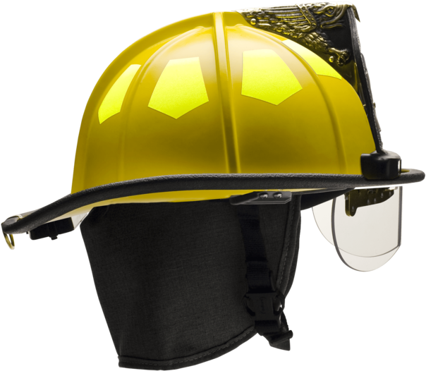Bullard Helmet Fire Safety Usa Bullard Traditional - Bullard Fire Helmet Yellow Clipart (604x526), Png Download