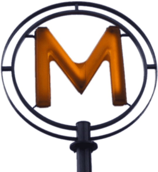 Download Metro Sign Paris Png Images Background Clipart (850x638), Png Download
