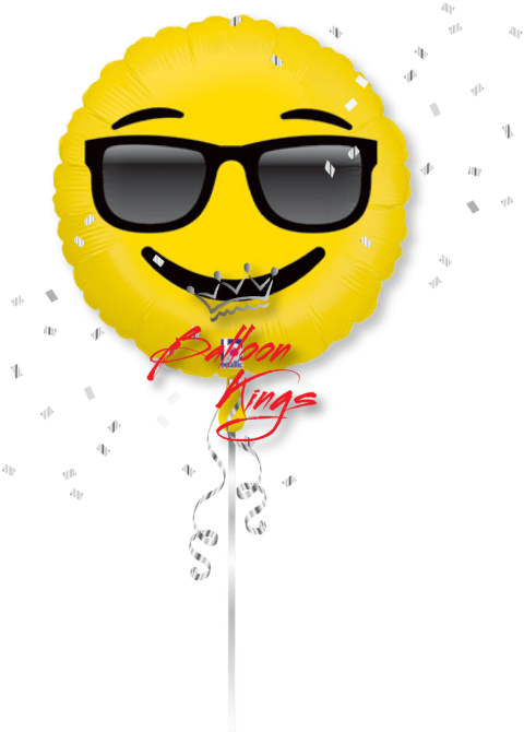 Free Png Download Emoji Face Png Images Background - Cool Emoji Balloon Clipart (480x670), Png Download