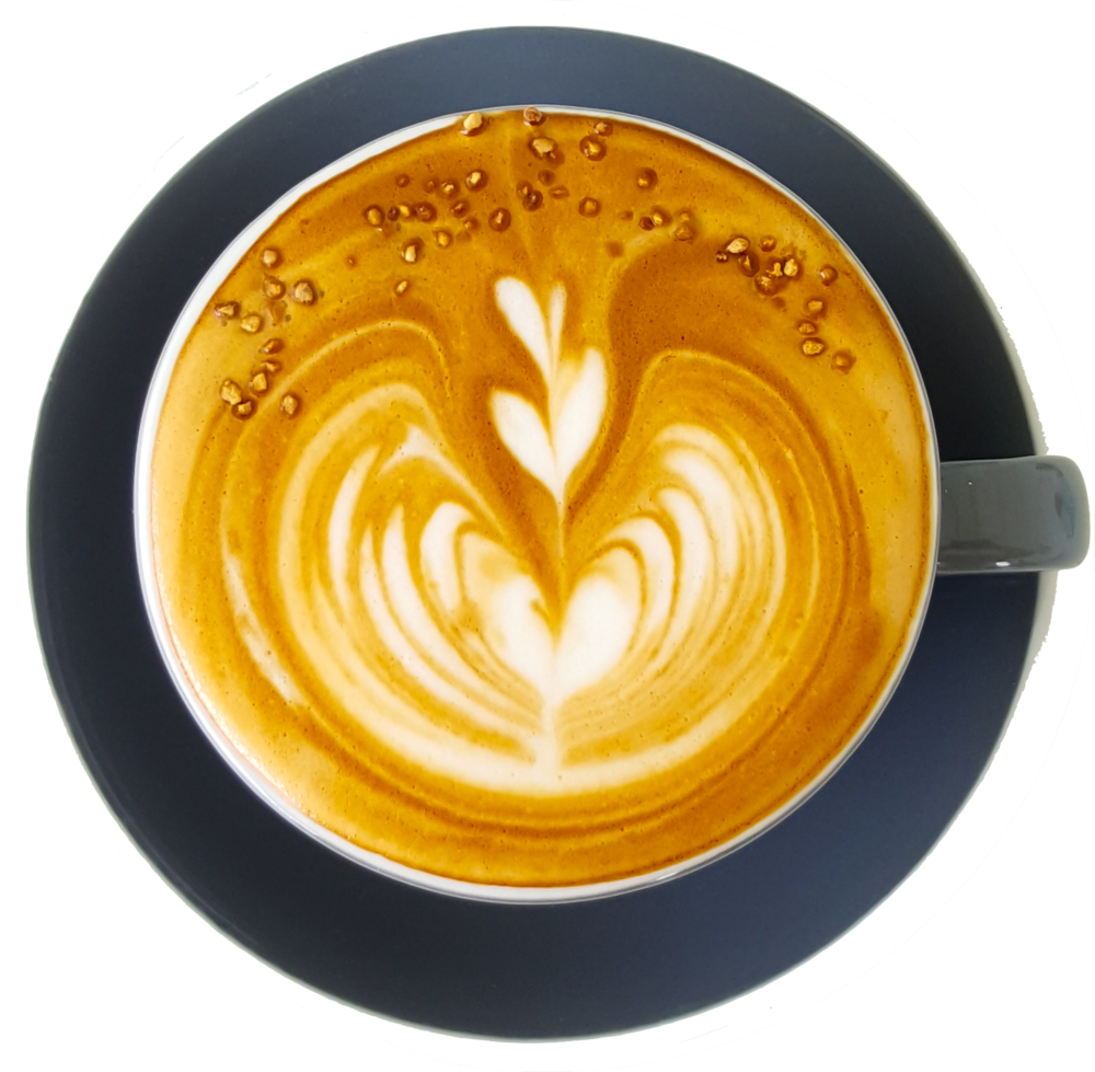 Aerial Latte - Coffee Clipart (1000x979), Png Download