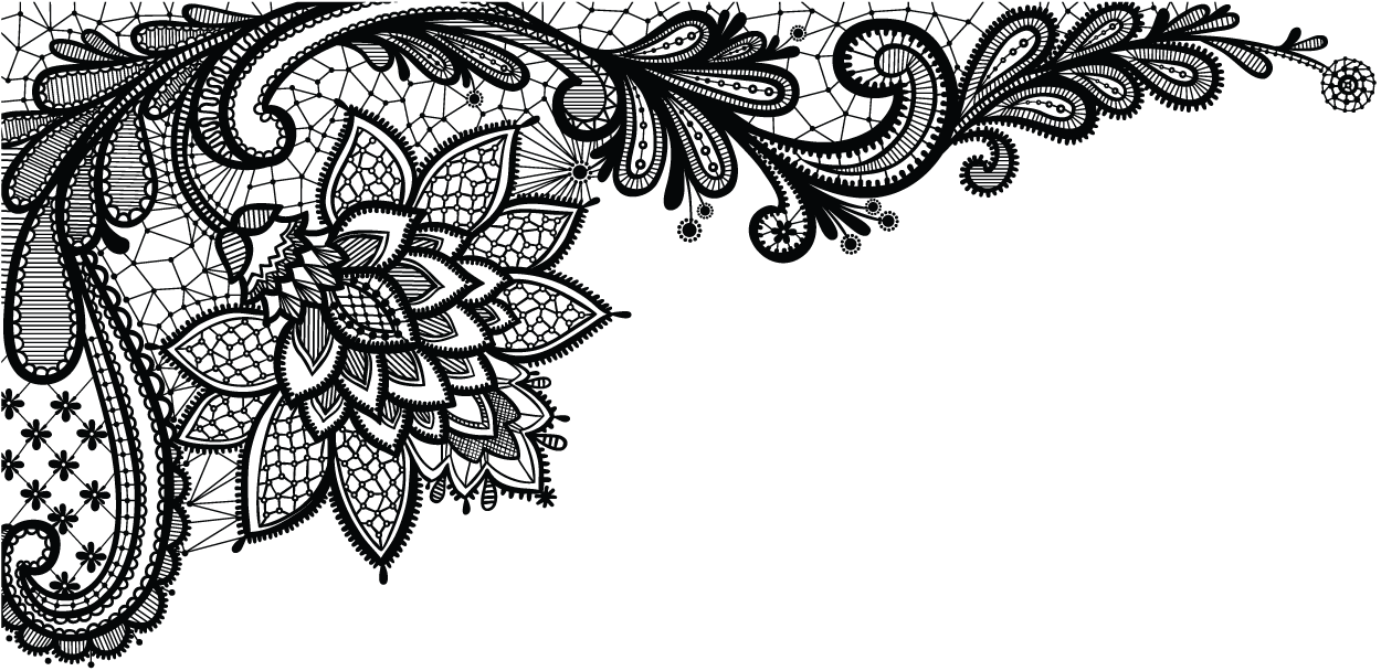 Lace Png Transparent - Green Wedding Invitation Sample Clipart (1250x608), Png Download