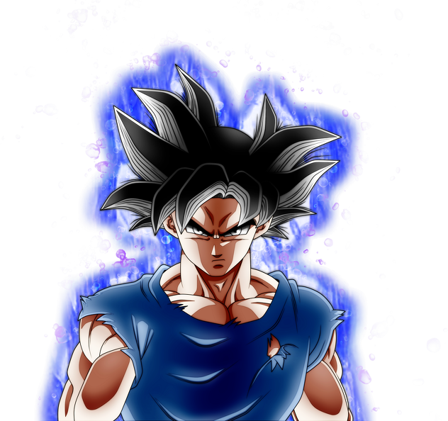 Goku Ultra Instinct Aura By Angelarts2-dbt4jj7 Clipart (632x594), Png Download