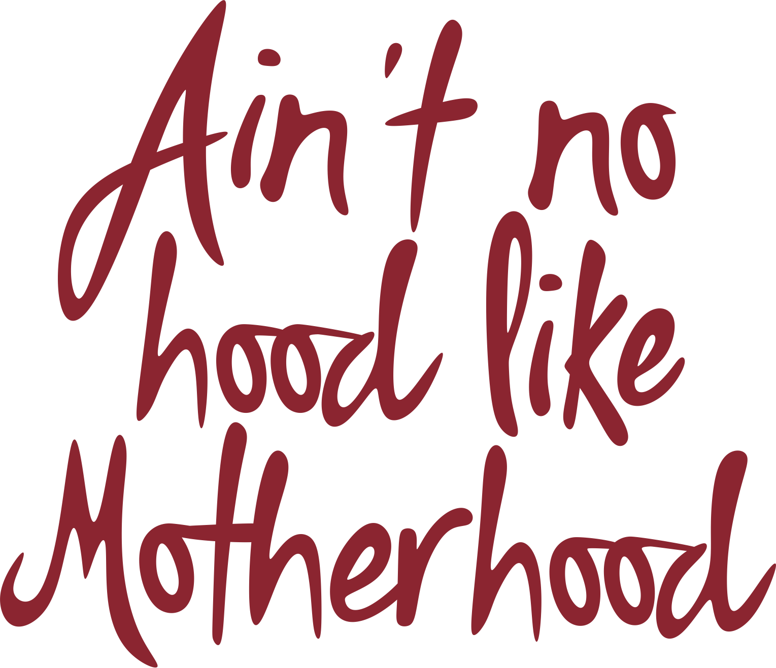 Mother And Father Hood Svg Cuttable Designs - Ain T No Hood Like Motherhood Clipart (1529x1317), Png Download