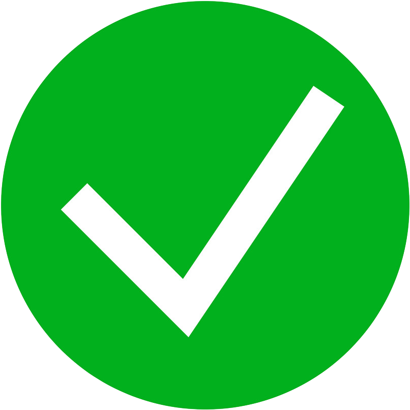 Green Tick Check Mark Icon Simple Style Vector - Done Icon Png Clipart (808x809), Png Download