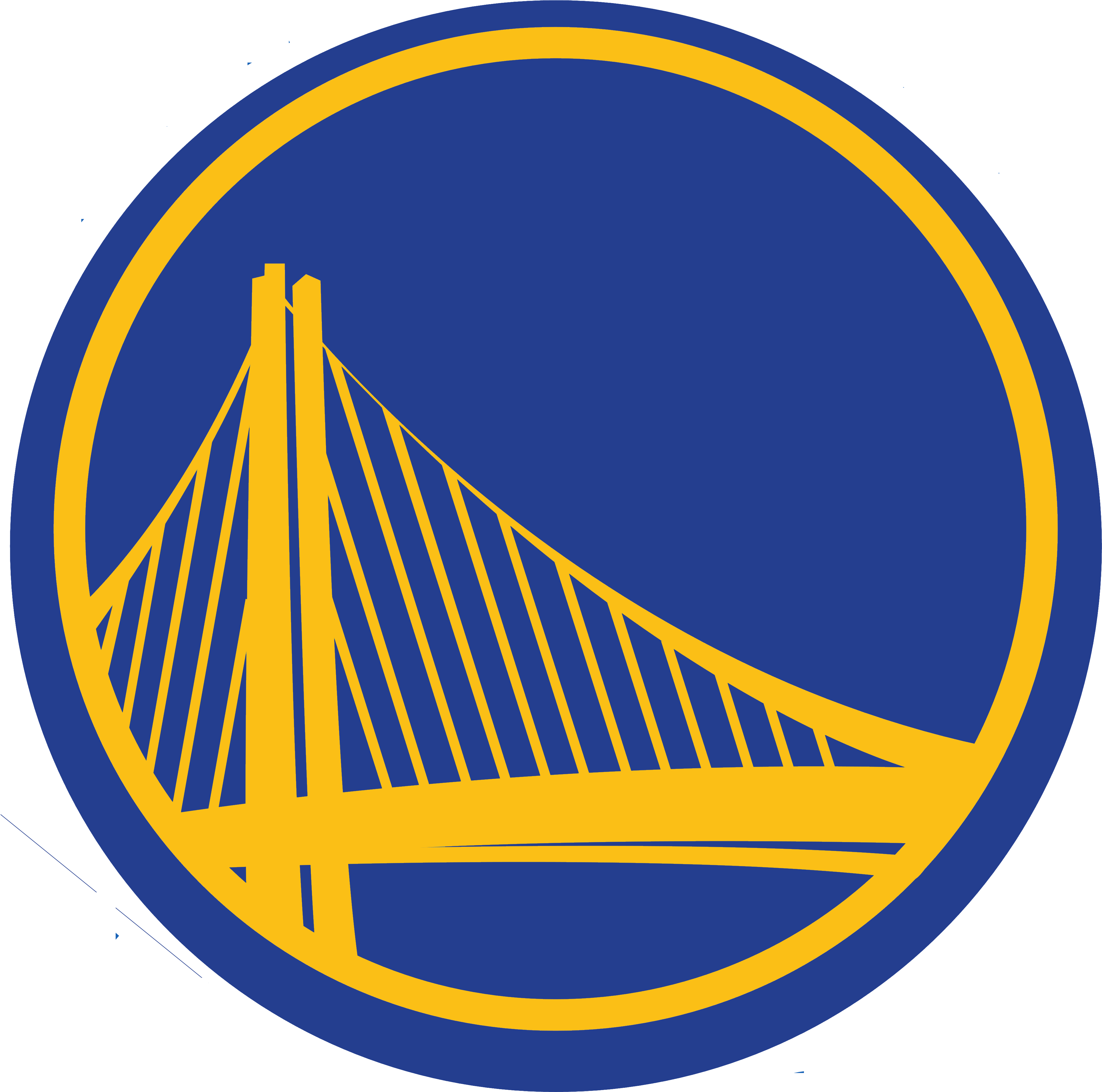 Golden State Warriors Logo, Alternative - Golden State Warriors Logo Gif Clipart (4092x4153), Png Download