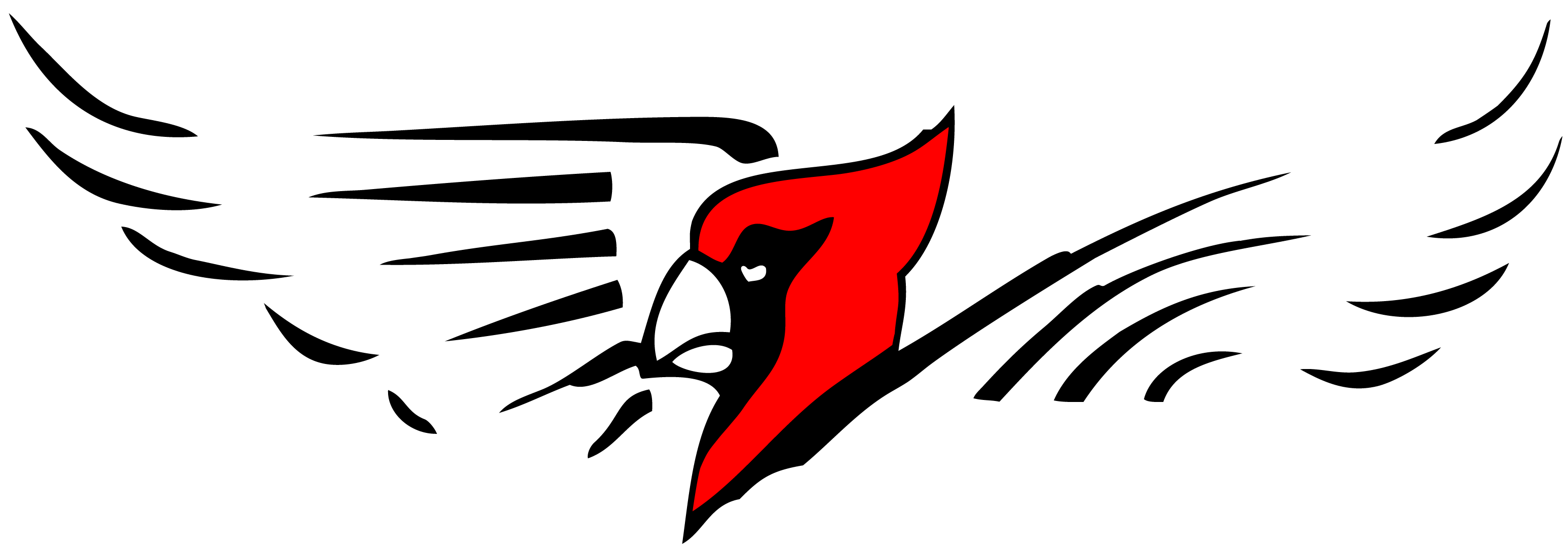 Cardinal Image - Bangor High School Cardinals Clipart (3291x1187), Png Download