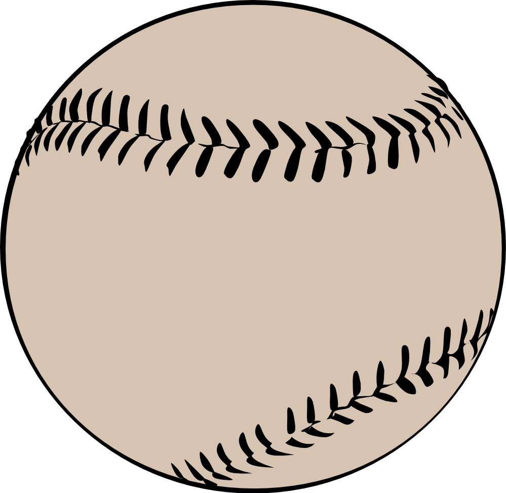 Baseball Clipart Thing - Soft Ball Coloring Pages - Png Download (999x973), Png Download