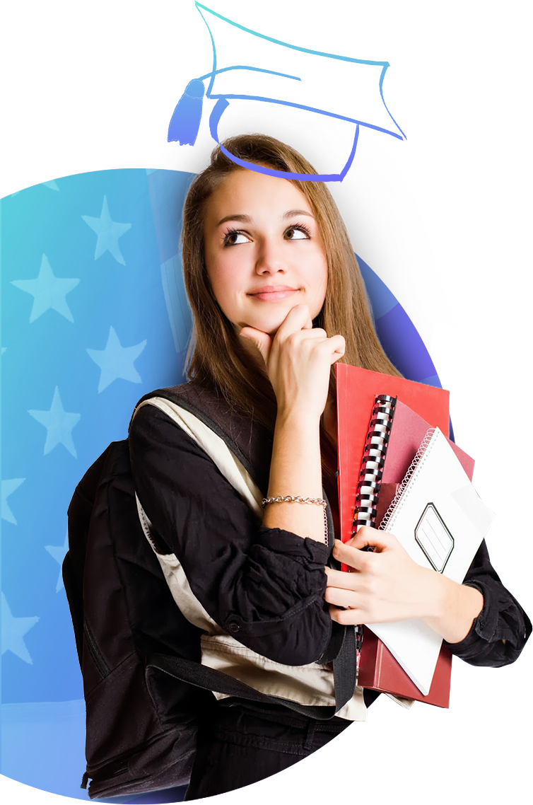 Studying In Malaysia - College Girl In Png Clipart (754x1138), Png Download