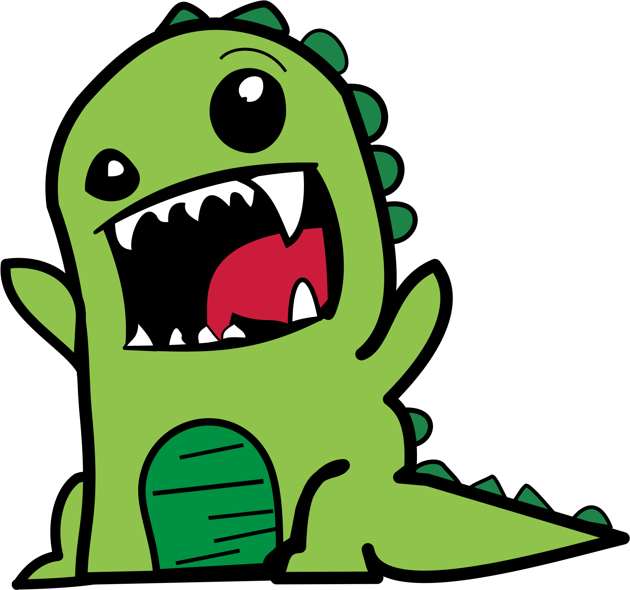 Cartoon-1299393 1280 - Rawr Dino Clipart (1000x938), Png Download