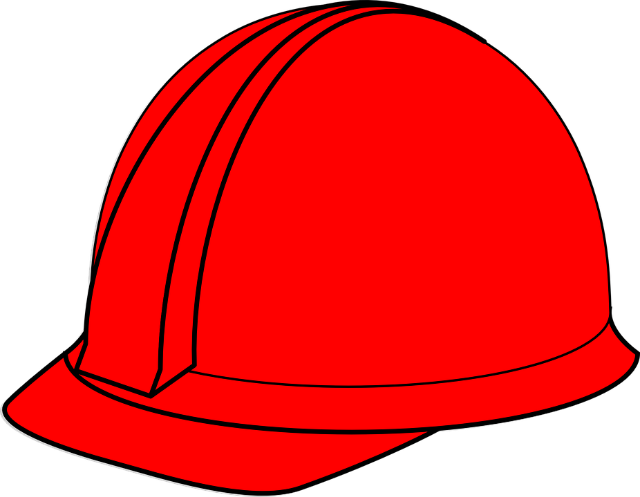 Svg Freeuse Download Coal Miner Hard Hat Clip Art Hanslodge - Red Hard Hat Vector - Png Download (926x720), Png Download