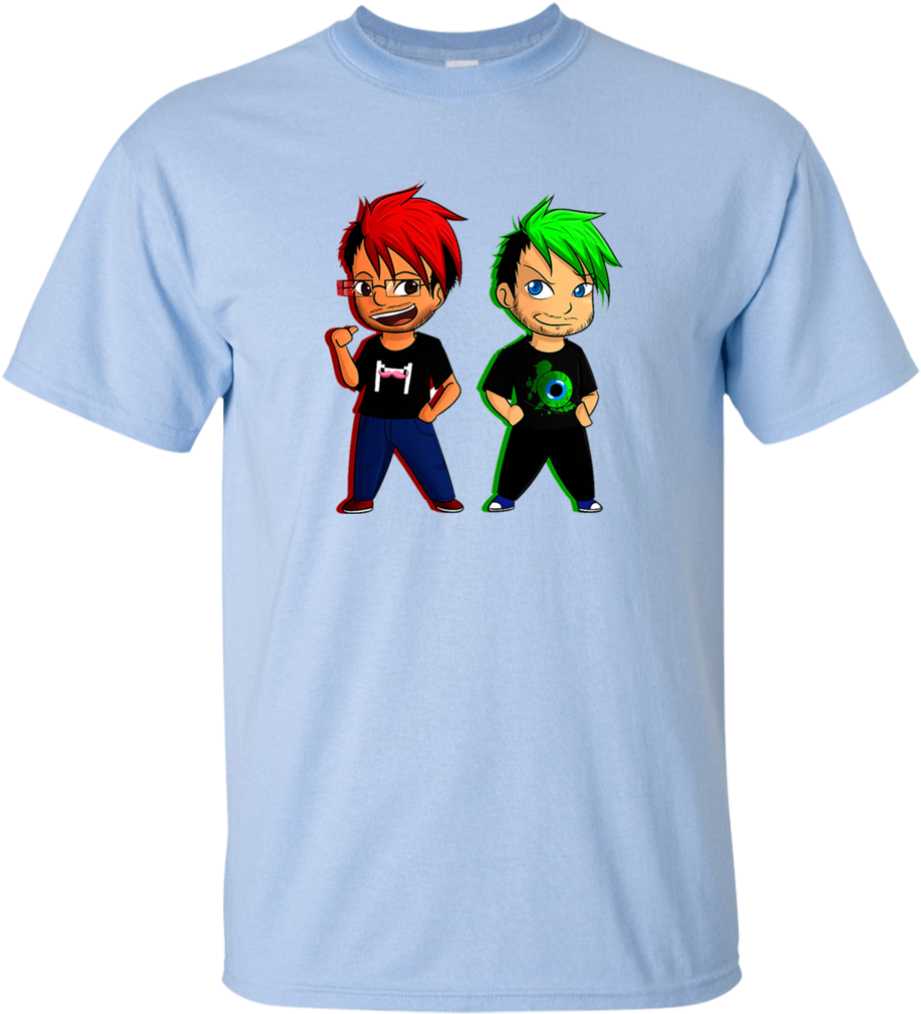 Markiplier And Jacksepticeye Youth T Shirt T Shirts - Markiplier And Jacksepticeye Cartoon Clipart (1024x1024), Png Download