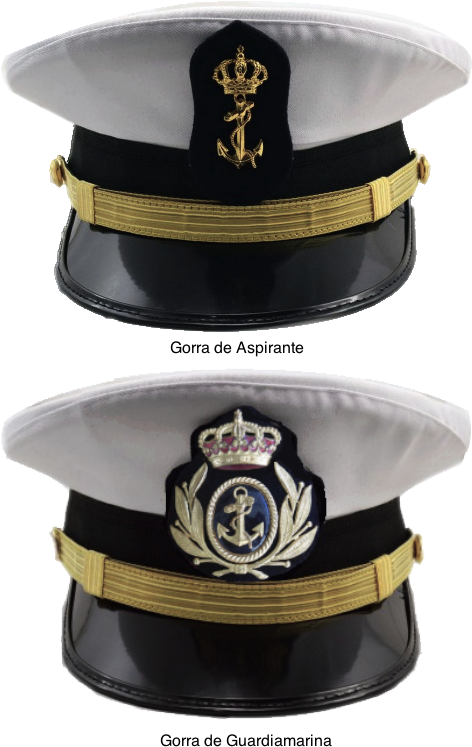 Gorras Alumnos Enm - Gorra Oficial Armada Española Clipart (524x796), Png Download