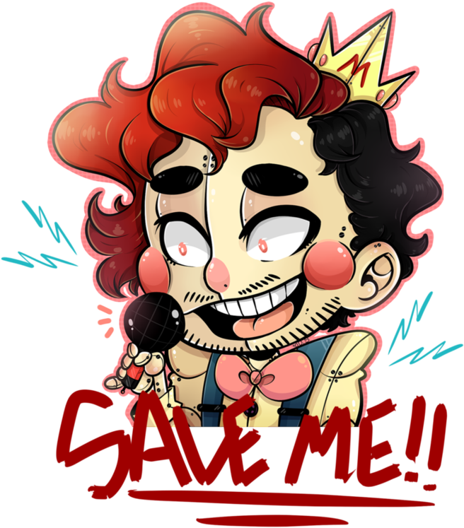 Clip Art Animatronic Markiplier 15 Million Celebration - Markiplier Fan Art Fnaf - Png Download (656x747), Png Download