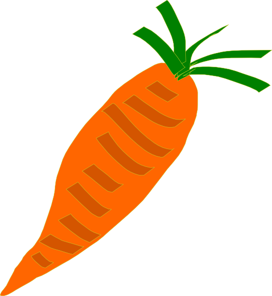Cliparts Baby Carrots - Carrot Clip Art - Png Download (546x594), Png Download