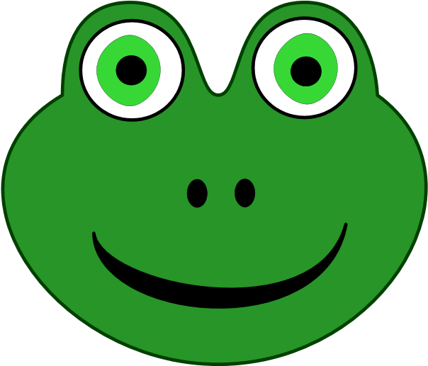 Sad - Frog Face Clipart - Png Download (650x572), Png Download