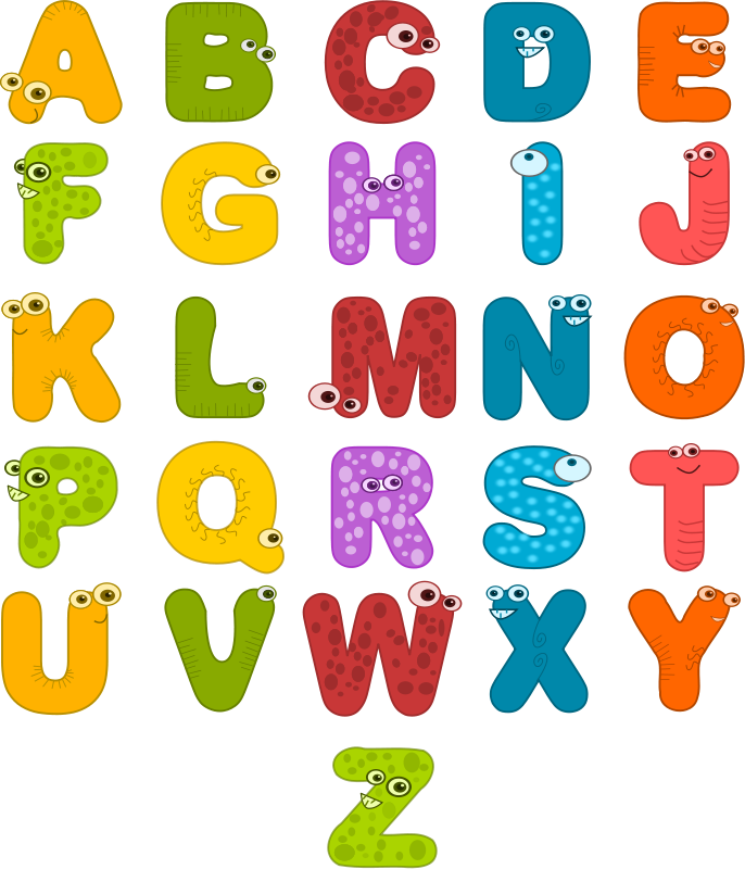 Alphabet Png Download - Alphabet Png Clipart (618x720), Png Download
