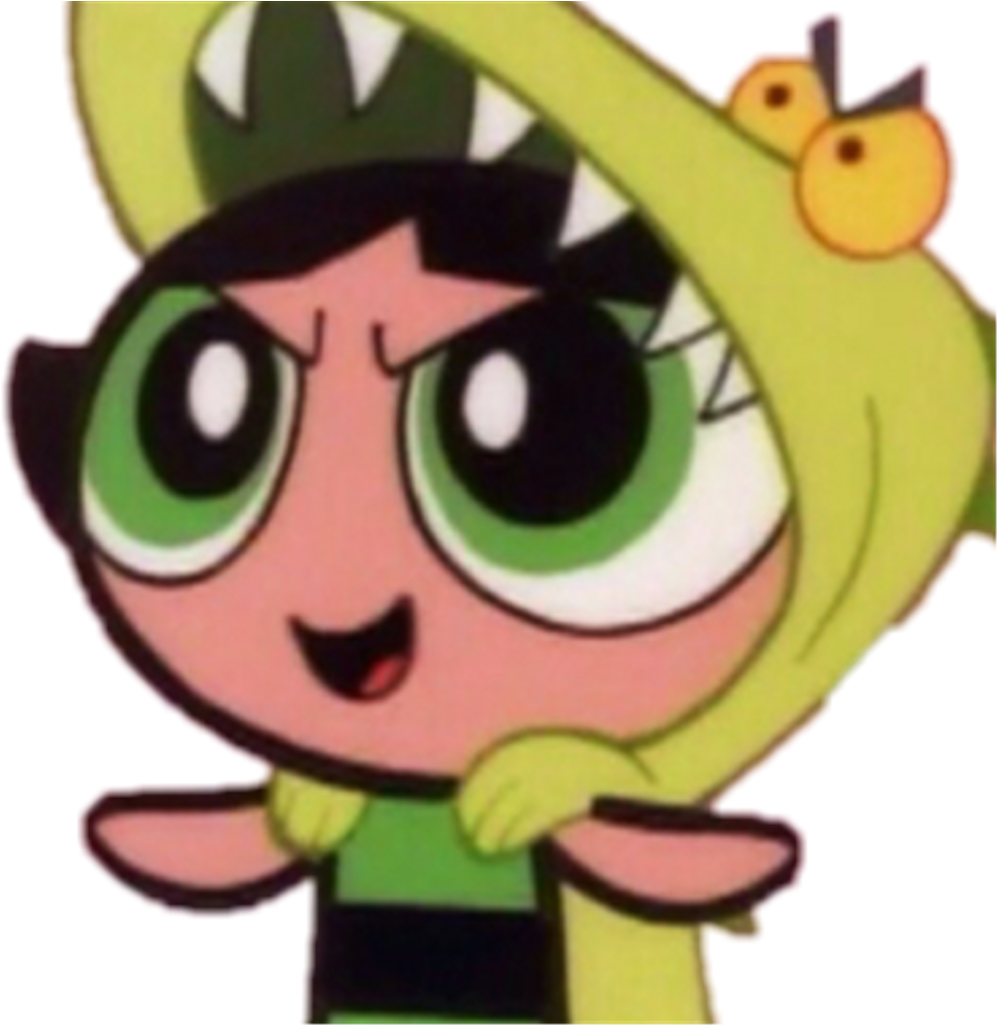 Powerpuffgirls Buttercup Blossom Bubbles Aesthetic - Bubbles Powerpuff Girls Aesthetic Clipart (1024x1024), Png Download