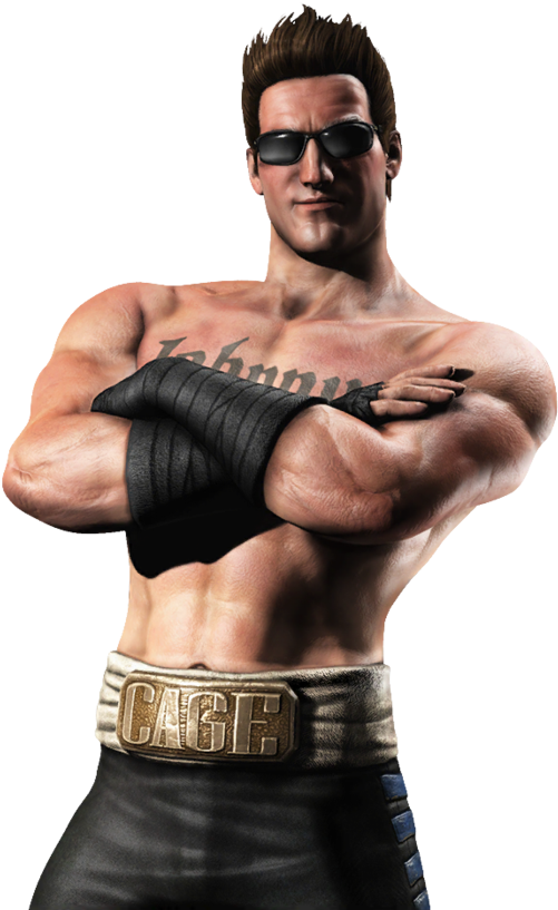 Johnny Cage Png - Mortal Kombat Johnny Cage Clipart (894x894), Png Download