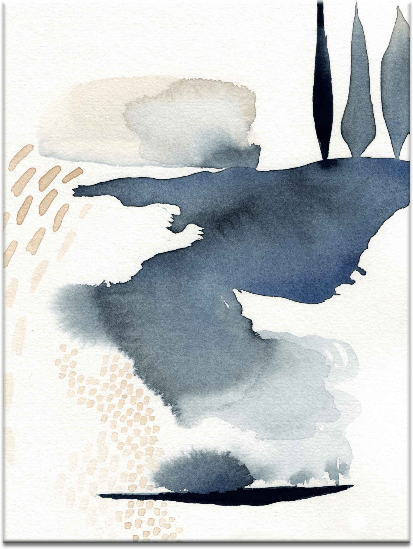 New Leaves - Watercolor Paint Clipart (2000x2000), Png Download