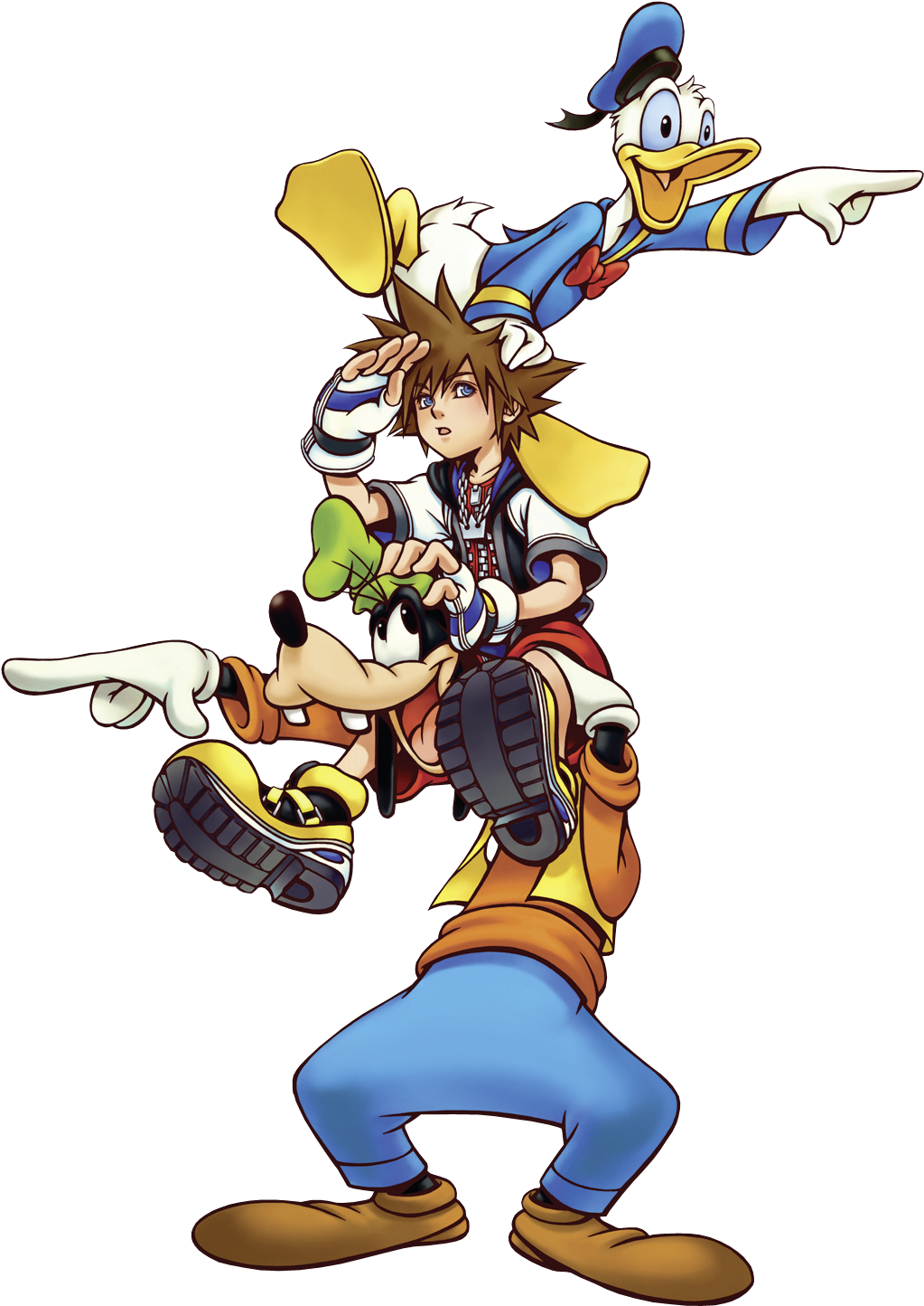 Kingdom Hearts Clipart Sora - Kingdom Hearts Trinity Ladder - Png Download (1040x1451), Png Download