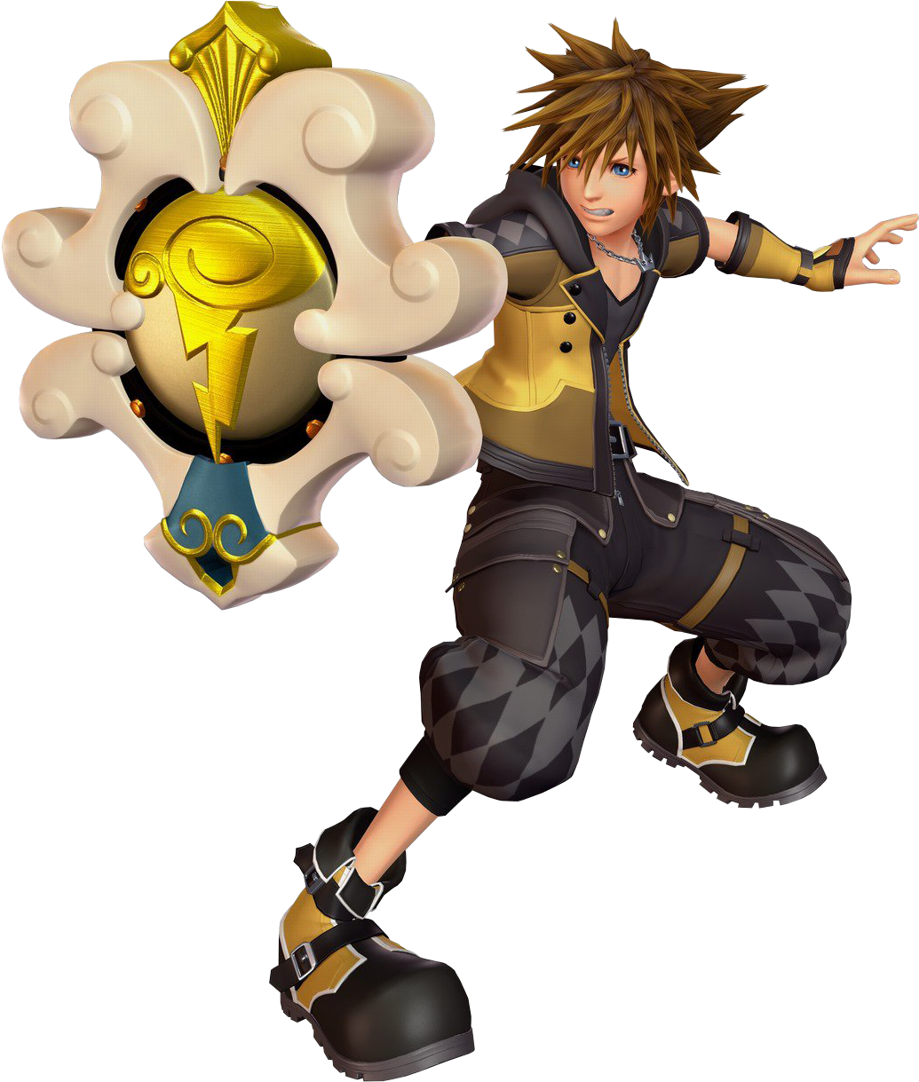 Kingdom Hearts 3 Guardian Form Clipart (1059x1226), Png Download