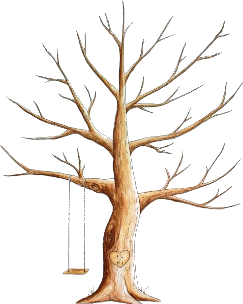 Png Black And White Download B F Png Pixels Trees Pinterest - Tree Painting With Roots Png Clipart (570x778), Png Download